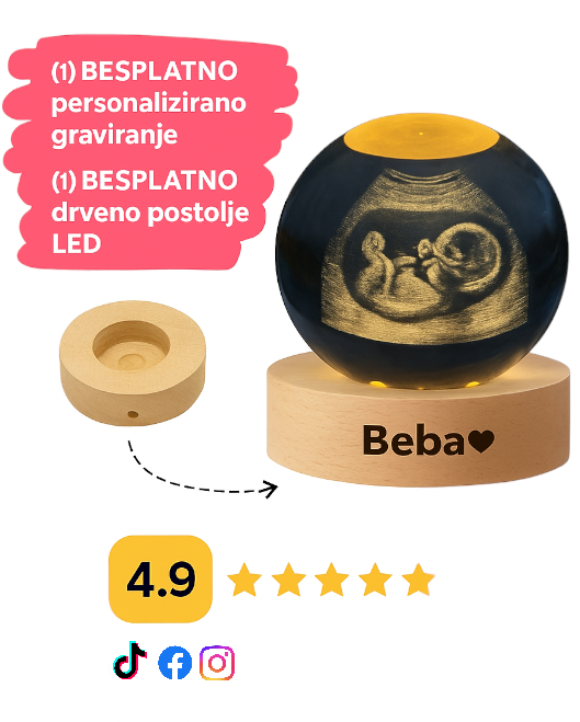 Personalizirana gravirana lampa